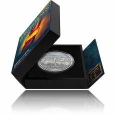 3 oz Silbermünze Der Herr der Ringe The Shire - Das Auenland 2022