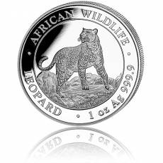 1 Unze Silbermünze Somalia African Wildlife Leopard 2022