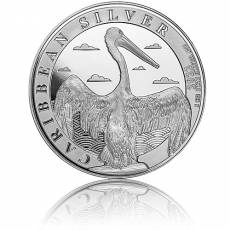 1 oz Silbermünze Caribbean Barbados - Pelican 2022