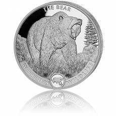 1 Unze Silbermünze World´s Wildlife Bär 2022