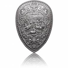 Silbermünze 2 oz Shield of Henry II of France Antique Silver 2022