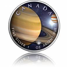Silbermünze 1 oz Unser Sonnensystem Saturn 7. Ausgabe 2022