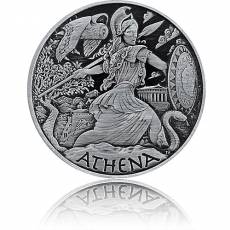 Silbermünze 1 oz Gods of Olympus Athena Antik Finish 2022