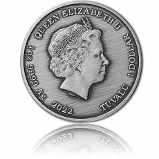 Silbermünze 1 oz Gods of Olympus Athena Antik Finish 2022