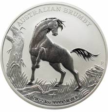 Silbermünze 1 oz Australian Brumby 2022