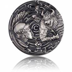 Silbermünze 3 oz Theseus and The Minotaur Evil Within - Evil within 2021