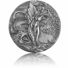 Silbermünze 2 oz Andromeda and the Sea Monster Celestial Beauty 2022