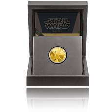 Goldmünze 1/4 oz Star Wars Vehicles AT-ST Walker Polierte Platte 2022