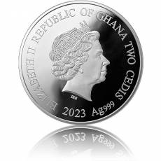 Silbermünze 1/2 oz Year of the Rabbit Swarovski 2023