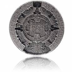 Silbermünze 2 oz Korea Stacker Aztec Sunstone - Sonnenstein 2022