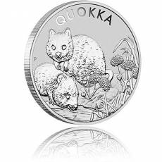 Silbermünze 1 oz Australian Quokka - Kurzschwanzkänguru 2022