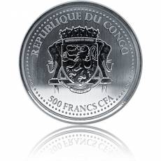 Silbermünze 1 oz Africas Deadly Snakes Black Mamba 2022