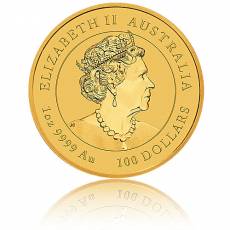 1 Unze Goldmünze Australien Lunar III Hase 2023