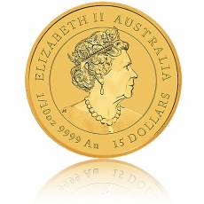 1/10 Unze Goldmünze Australien Lunar III Hase 2023