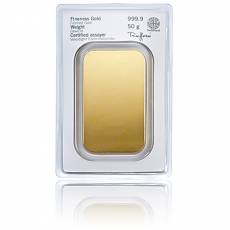 50 gramm Argor-Heraeus - Goldbarren 999,9/1000