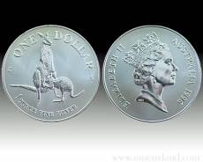 Austral. Känguruh 1 Unze 999/1000 Silber (1996)