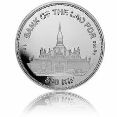 Silbermünze 1 oz Laos Tiger 2022