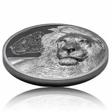 Silbermünze 5 oz Growing Up Lions Black Proof 2022