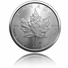 1 Unze Silbermünze Maple Leaf 2022
