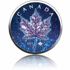 1 oz Silbermünze Maple Leaf Künstliche Intelligenz Leuchteffekt 2022