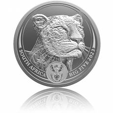 Silbermünze 1 oz Big Five II Leopard Blister 2023