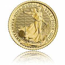 1/10 Unze Goldmünze Britannia Charles III 2023