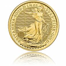 Goldmünze 1/4 Unze Britannia Charles III 2023