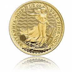 Goldmünze 1/2 Unze Britannia Charles III 2023