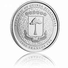 Silbermünze 1 oz Guinea Giraffe 2022