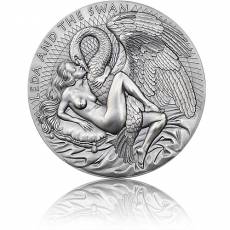 Silbermünze 2 oz Leda and the Swan Celestial Beauty 2023