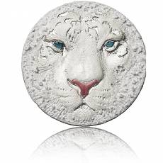 3 oz Silbermünze Winter Hunters White Tiger Weißer Tiger 2023