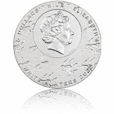 3 oz Silbermünze Winter Hunters White Tiger Weißer Tiger 2023