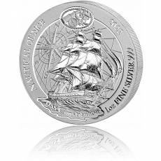 1 Unze Silbermünze Ruanda Nautical Ounce Serie - USS CONSTITUTION 2022