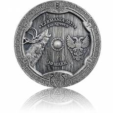 2 Unzen Silber Walküre Ostara Antik Finish High Relief Germania Mint 2023