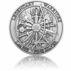 Silber Round 1 oz Legendary Warriors Julius Caesar