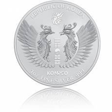 1 Unze Silber Südkorea - Phönix 2022