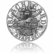 1 oz Silver Round - Piraten Serie Blackbeard 2023