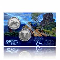 Koala-Kookaburra Special-Set 2 x 1oz 2011 Silber