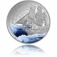 Silbermünze 1 oz 250th Anniversary of the Cook | Antarctic Adventure 2023