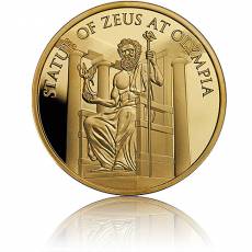 1 Unze Gold Round 7 Wunder der Antike Statue des Zeus in Olympia 2023