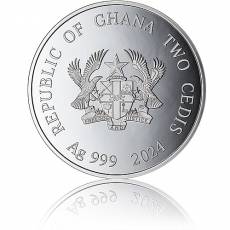 Silbermünze 1/2 oz Year of the Dragon Swarovski 2024