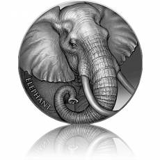 Silbermünze 2 oz Expressions of Wildlife Elefant 2023