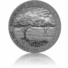 Silbermünze 2 oz Expressions of Wildlife Elefant 2023