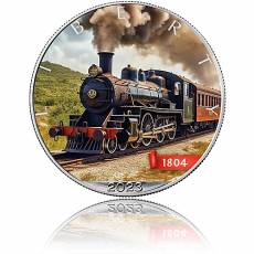 1 oz American Silver Eagle Erfindungen - Dampflokomotive 2023