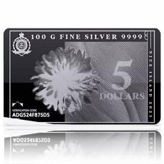 100 gramm Niue Silber Notebar 2023 Münzbarren