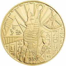 Goldmünze 1 oz Sierra Leone Ägyptische Götter - Anubis 2023