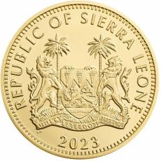 Goldmünze 1 oz Sierra Leone Ägyptische Götter - Anubis 2023