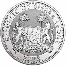 Silbermünze 1 oz Sierra Leone Ägyptische Götter - Anubis 2023