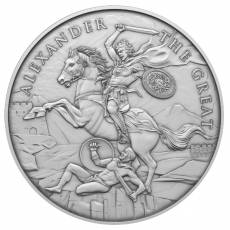 Silbermünze 1 oz Legendary Warriors Alexander der Große
