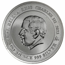Silbermünze 1 oz Pegasus Saint Helena Island 2023